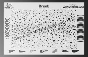 Brook Texture Mesh Fishing Lure Airbrush Stencil – Whitmore Farm